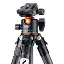 K&F Concept Professional Carbon Fiber Tripod with Monopod & Ball Head (70")