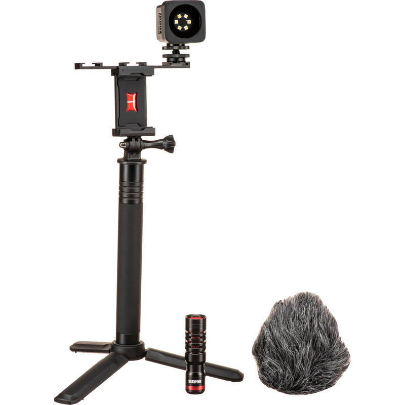Sunpak Mobile Vlogging Kit with Tripod & Accessories