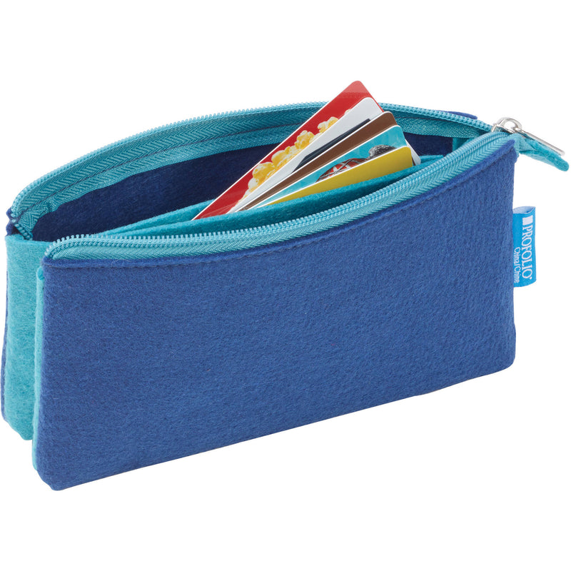 Itoya ProFolio Midtown Pouch (Blue/Lagoon, 4 x 7")