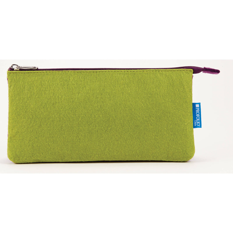 Itoya ProFolio Midtown Pouch (Green/Purple, 5 x 9")