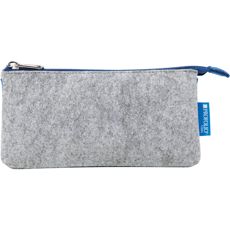 Itoya ProFolio Midtown Pouch (Gray/Blue, 4 x 7")