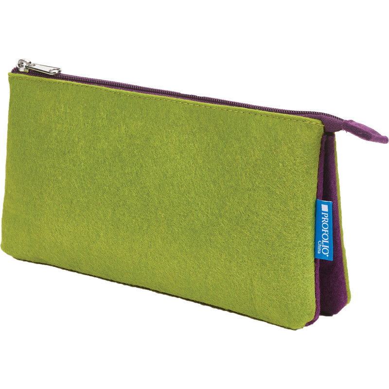 Itoya ProFolio Midtown Pouch (Green/Purple, 5 x 9")