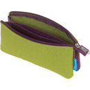Itoya ProFolio Midtown Pouch (Green/Purple, 4 x 7")