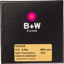 B+W High-Transmission MRC-Nano Master Circular Polarizer Filter (58mm)