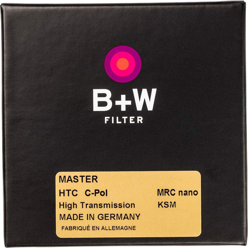 B+W High-Transmission MRC-Nano Master Circular Polarizer Filter (58mm)