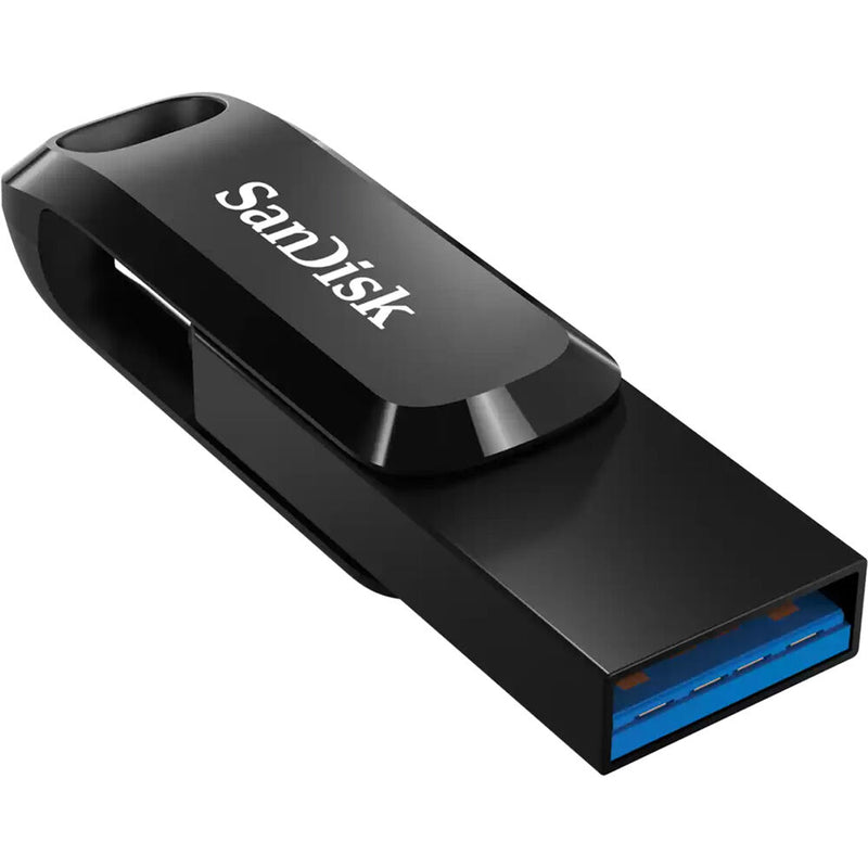 SanDisk 32GB Ultra Dual Drive Go 2-in-1 Flash Drive (Black)