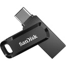 SanDisk 32GB Ultra Dual Drive Go 2-in-1 Flash Drive (Black)