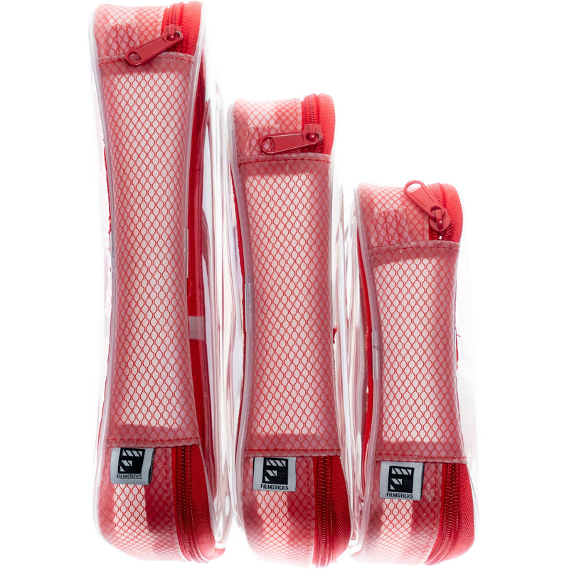 Filmsticks Set of Thermoplastic Polyurethane Transparent Cases (Red)
