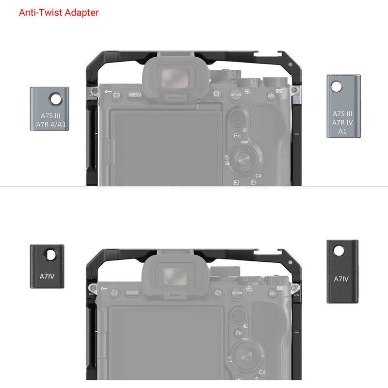SmallRig Camera Cage for Sony a1 & Select a7 Models with VG-C4EM Battery Grip