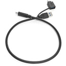 Oyen Digital USB 3.2 Gen 2 Type-C to Type-A Braided Cable with Type-A to Type-C Adapter (16")