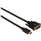 Rocstor Premium HDMI Male to DVI-D Male Cable (3')