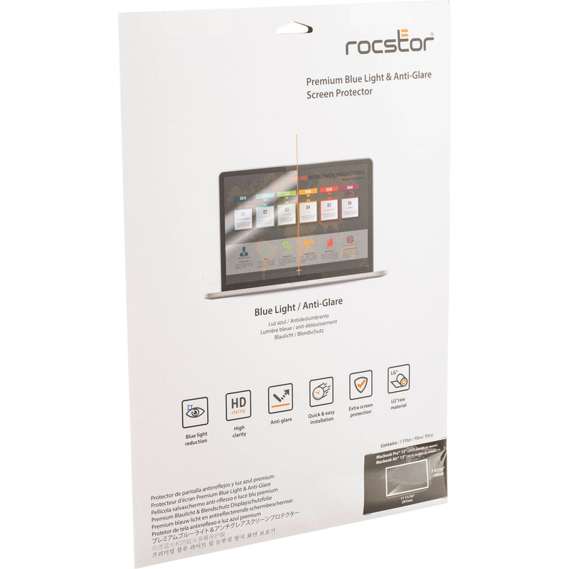 Rocstor Blue Light and Anti-Glare Screen Protector for Select 13" MacBook Pro and Air