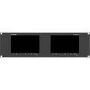 Lilliput Dual 7" Rackmount Monitors with 3G-SDI & HDMI (3 RU)
