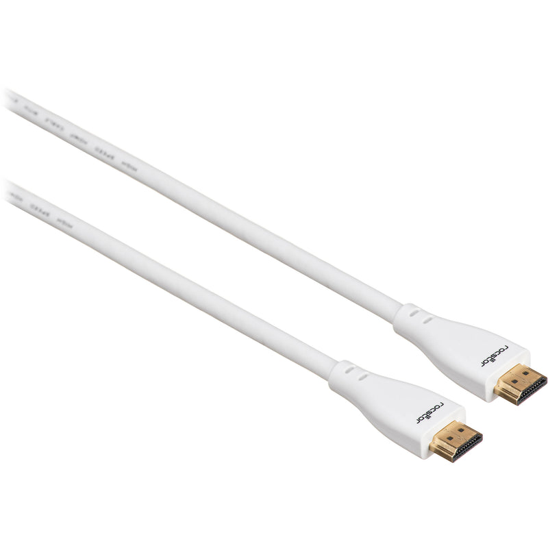 Rocstor Active Premium High-Speed HDMI Cable with Ethernet (White, 25')