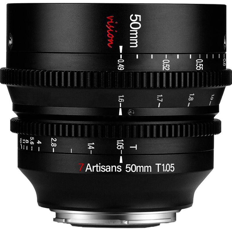 7artisans Photoelectric 50mm T1.05 Vision Cine Lens (X&nbsp;Mount, Feet/Meters)