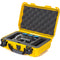Nanuk 909 Waterproof Hard Case with Foam Inserts for GoPro HERO9 & HERO10 (Yellow)