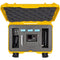 Nanuk 909 Waterproof Hard Case with Foam Inserts for GoPro HERO9 & HERO10 (Yellow)