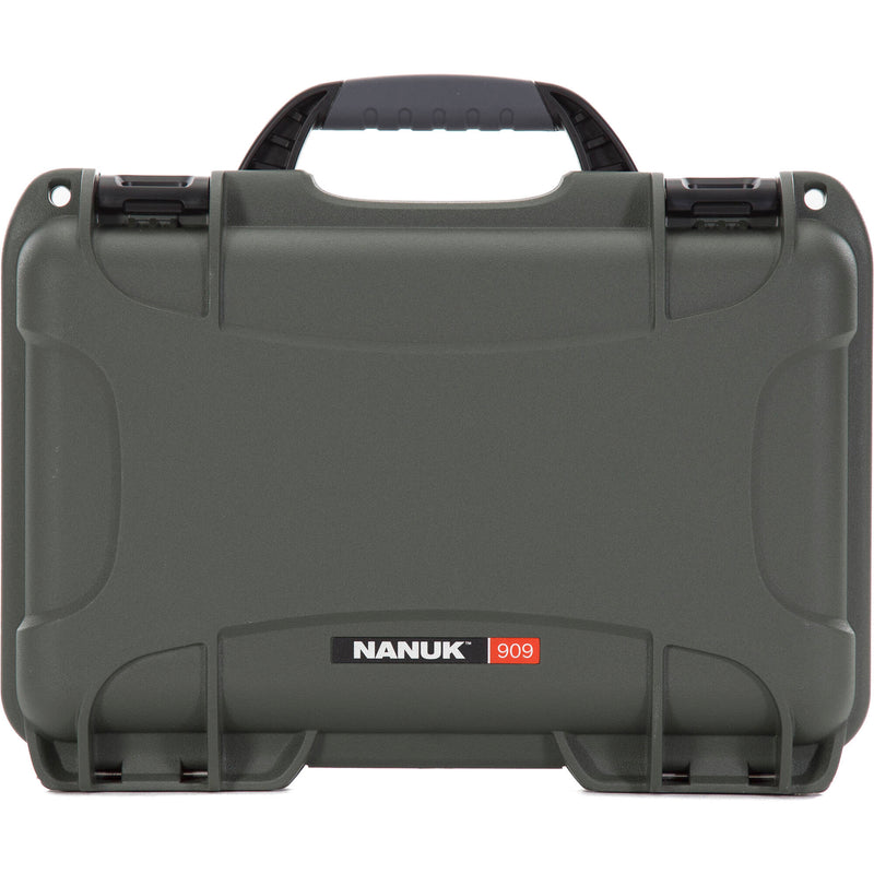 Nanuk 909 Waterproof Hard Case with Foam Inserts for GoPro HERO9 & HERO10 (Olive)