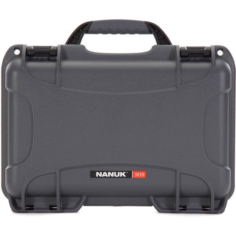 Nanuk 909 Waterproof Hard Case with Foam Inserts for GoPro HERO9 & HERO10 (Graphite)