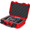 Nanuk 909 Waterproof Hard Case with Foam Inserts for GoPro HERO9 & HERO10 (Red)