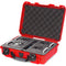 Nanuk 910 Waterproof Hard Case with Foam Inserts for GoPro HERO9 & HERO10 (Red)