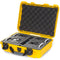 Nanuk 910 Waterproof Hard Case with Foam Inserts for GoPro HERO9 & HERO10 (Yellow)