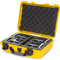 Nanuk 910 Waterproof Hard Case with Foam Inserts for GoPro HERO9 & HERO10 (Yellow)