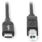 Rocstor Premium USB Type-C Male to USB Type-B Male Cable (6', Black)