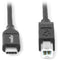 Rocstor Premium USB Type-C Male to USB Type-B Male Cable (10', Black)