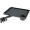 K&M 12225 Device Tray with Cup Holder for Stand (Black)