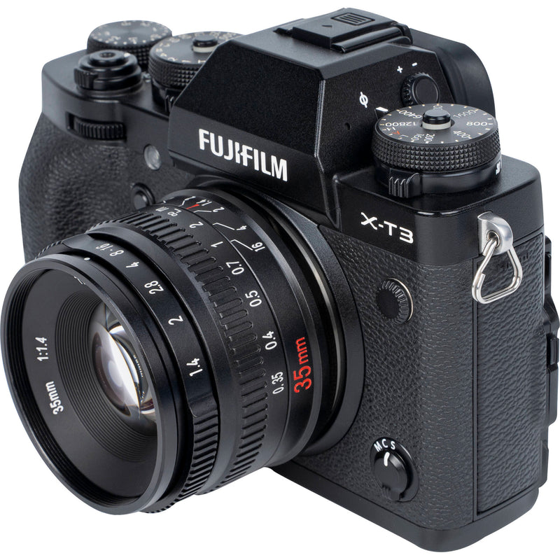 7artisans Photoelectric 35mm f/1.4 Lens for FUJIFILM X (Black)