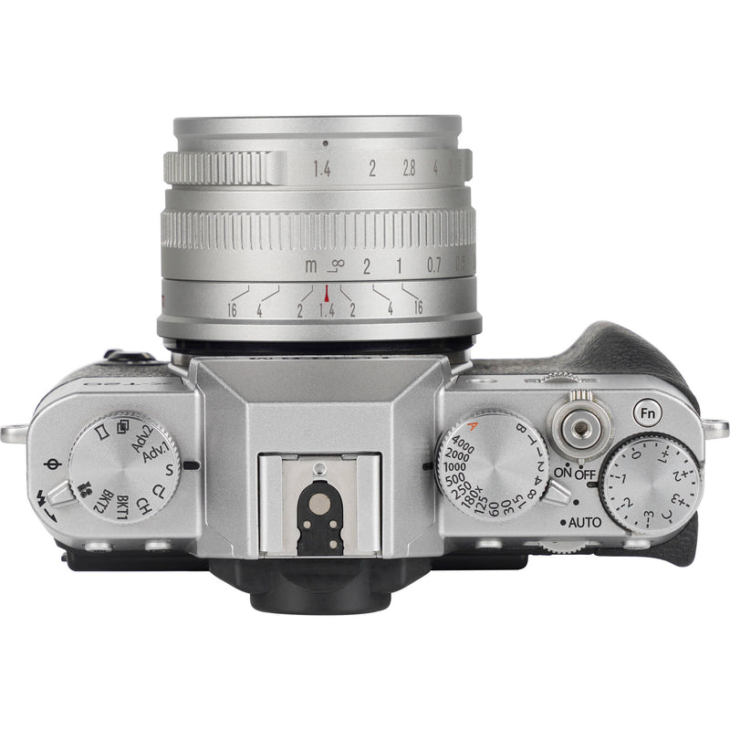 7artisans Photoelectric 35mm f/1.4 Lens for FUJIFILM X (Silver)