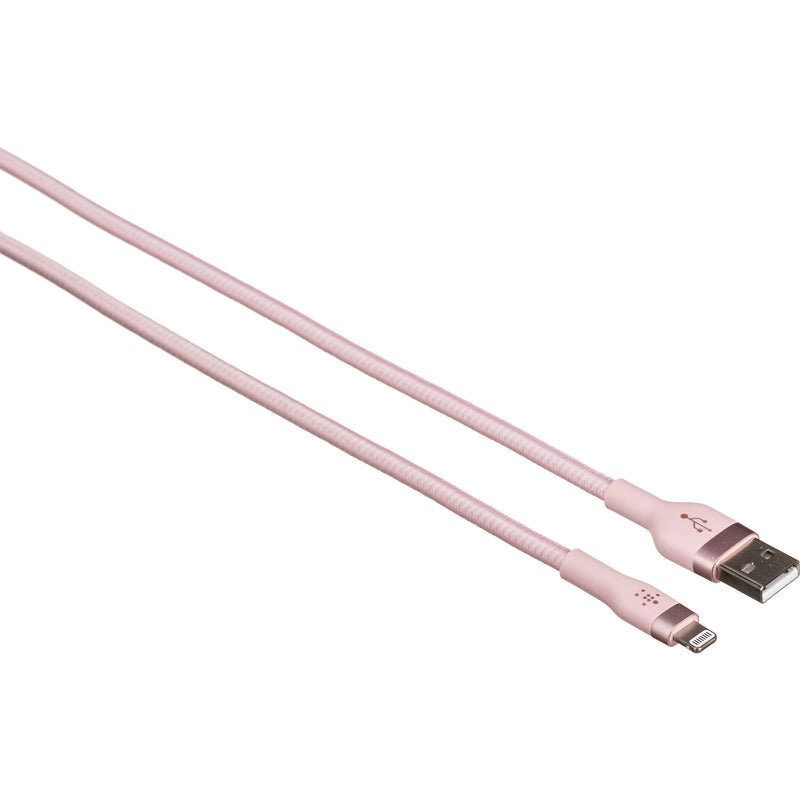 Belkin BOOST CHARGE PRO Flex USB Type-A to Lightning Cable (9.8', Pink)