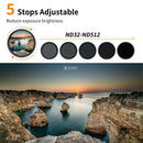 K&F Concept 62mm Variable ND32-ND512 Filter (5 to 9-Stops)