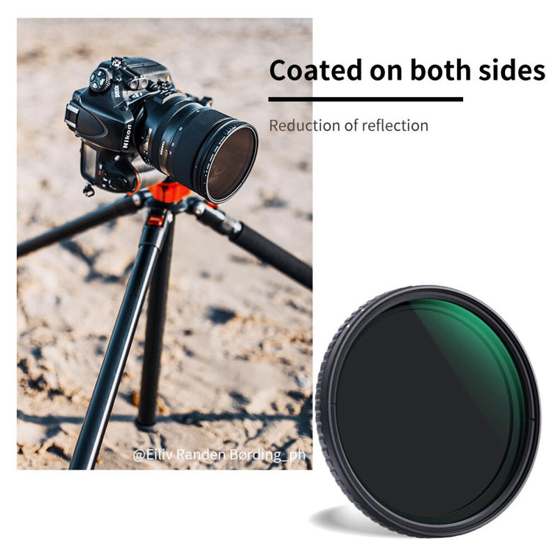 K&F Concept 62mm Variable ND32-ND512 Filter (5 to 9-Stops)
