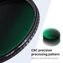 K&F Concept 62mm Variable ND32-ND512 Filter (5 to 9-Stops)