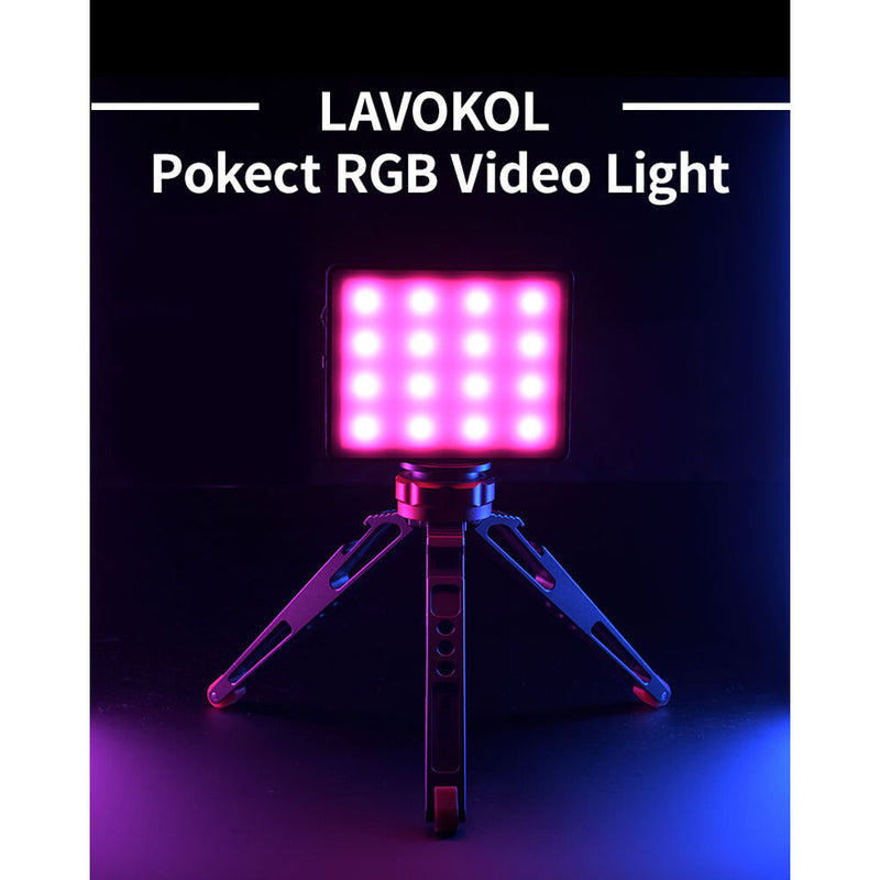 LAVOKOL 6W RGB Video Light