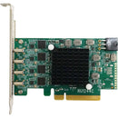 HighPoint Rocketu 1244C Pcie 3.0 X8 4-Port USB 3.2 10G Controller