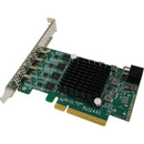 HighPoint Rocketu 1244C Pcie 3.0 X8 4-Port USB 3.2 10G Controller