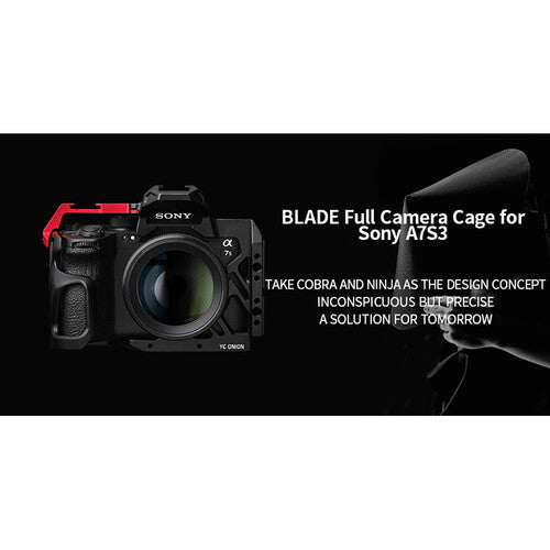 YC Onion Blade Full Camera Cage for Sony a7S III (Black)