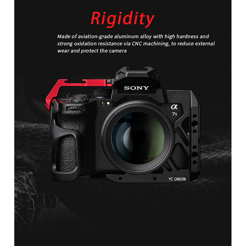 YC Onion Blade Full Camera Cage for Sony a7S III (Black)