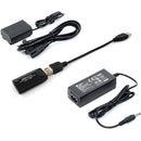 ikan HomeStream HDMI Video Capture Device + FZ-100 Dummy Battery Kit (USB Type-A)