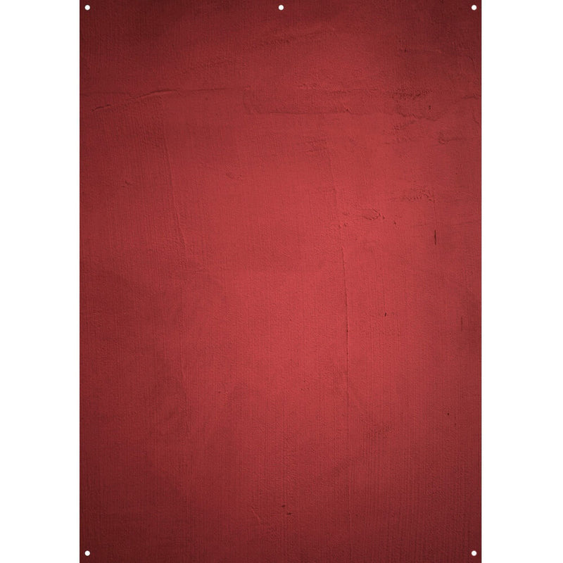 Westcott X-Drop Vinyl Backdrop (5 x 7', Aged Red Wall)