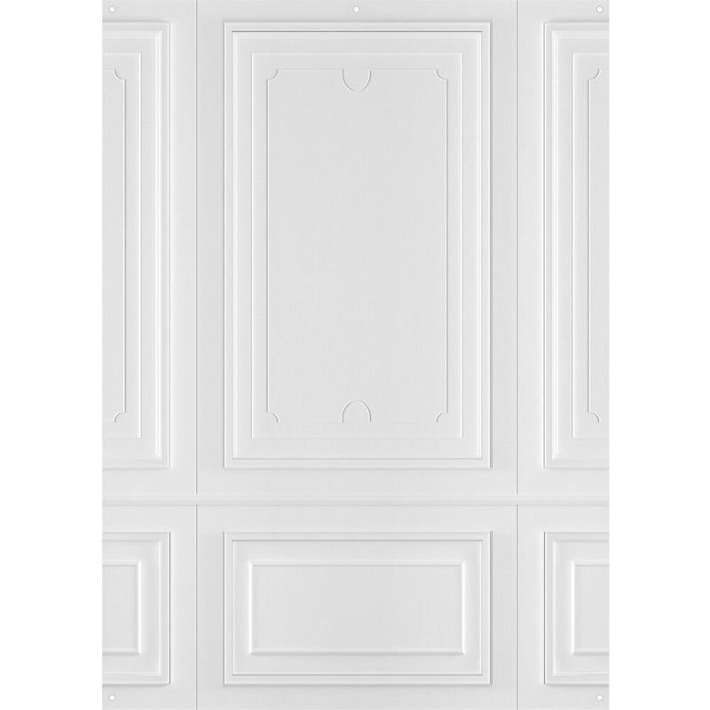 Westcott X-Drop Lightweight Canvas Backdrop (Classic Wall Molding, 5 x 7')