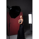 Westcott X-Drop Lightweight Canvas Backdrop (Aged Red Wall, 5 x 7')