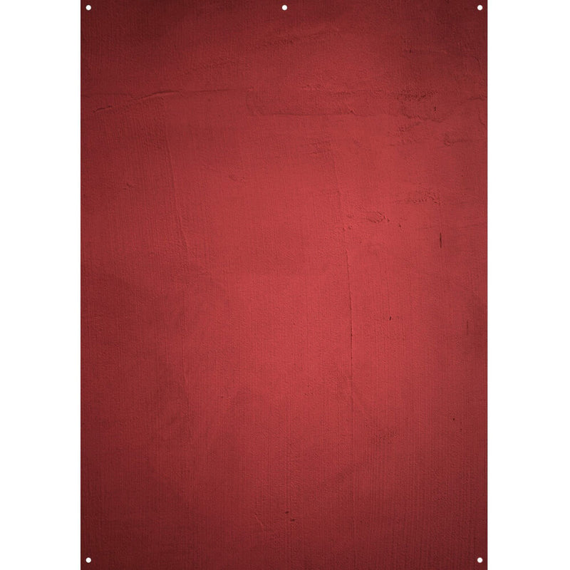 Westcott X-Drop Lightweight Canvas Backdrop (Aged Red Wall, 5 x 7')