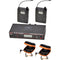 Galaxy Audio AS-1200 Twin Pack Wireless In-Ear Monitor System with 2 Receivers & EB10 Earbuds (N: 518 to 542)