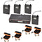 Galaxy Audio AS-1200 Band Pack Wireless In-Ear Monitor System with 4 Receivers & EB10 Earbuds (P4: 470 to 494)