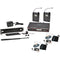 Galaxy Audio AS-1200 Twin Pack Wireless In-Ear Monitor System with 2 Receivers & EB6 Earbuds (P4: 470 to 494 MHz)
