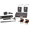Galaxy Audio AS-1200 Twin Pack Wireless In-Ear Monitor System with 2 Receivers & EB10 Earbuds (D: 584 to 607)